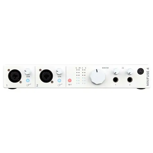 Arturia MiniFuse 4 White USB аудио интерфейс.