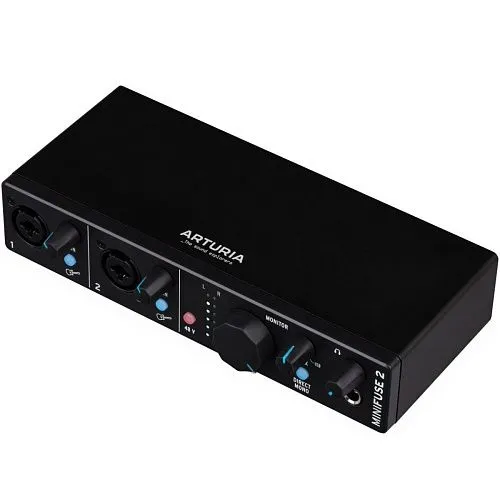 Arturia MiniFuse 2 Black USB аудио интерфейс.