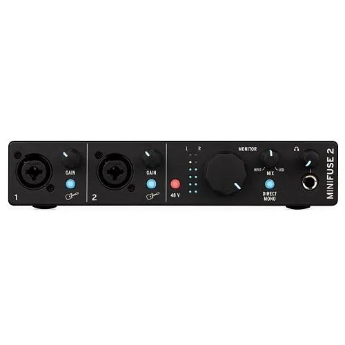 Arturia MiniFuse 2 Black USB аудио интерфейс.